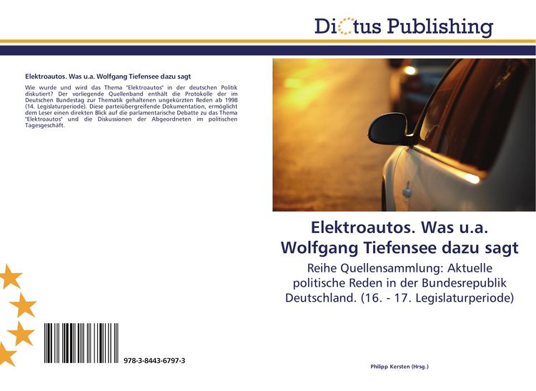 Produktbild: Elektroautos. Was u.a. Wolfgang Tiefensee dazu sagt