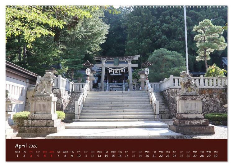Produktbild: Japan - modern and traditional (High Quality Premium Wall Calendar 2026 DIN A2 landscape),CALVENDO 12 Month Wall Calendar
