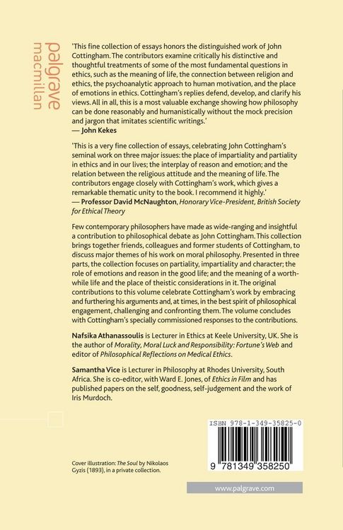Produktbild: The Moral Life: Essays in Honour of John Cottingham