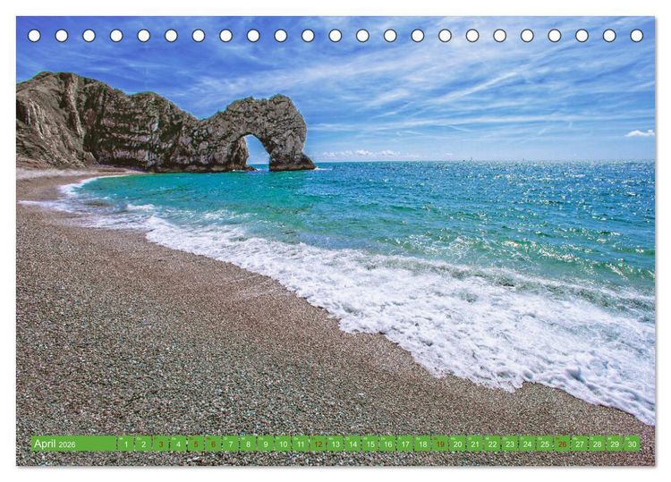 Produktbild: S&uuml;dliches England (Tischkalender 2026 DIN A5 quer), CALVENDO Monatskalender