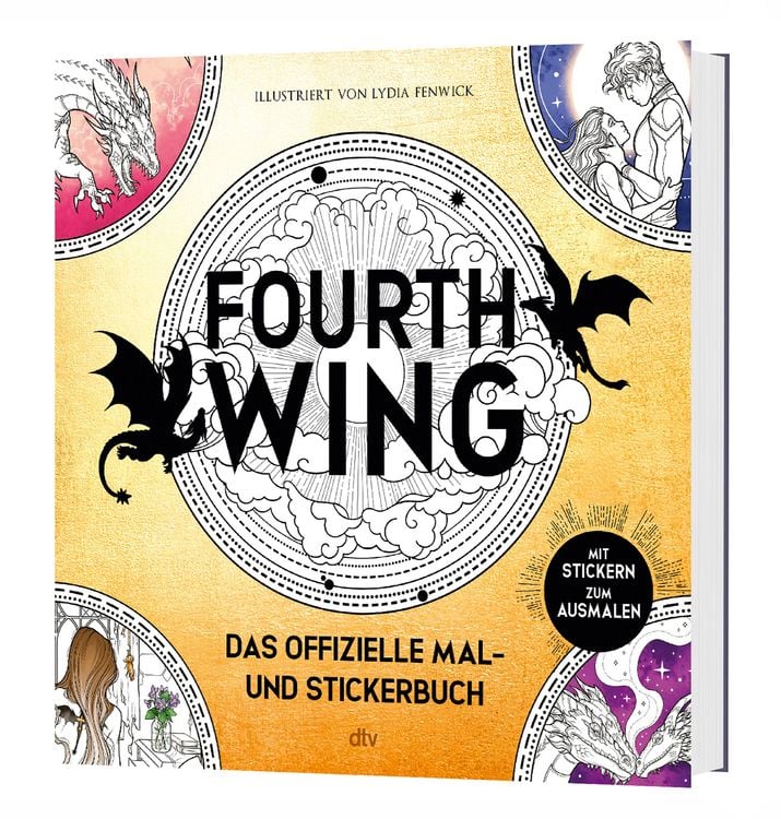 Produktbild: Fourth Wing: Das offizielle Mal- und Stickerbuch