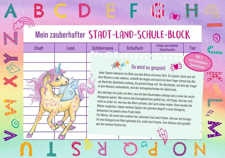 Produktbild: Meine superschlaue Einhorn Schulstart-Box (Einhorn-Paradies)