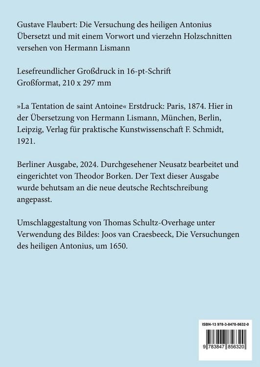 Die Versuchung des heiligen Antonius (Großdruck)