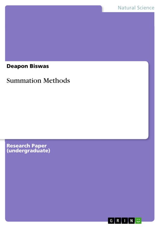 Produktbild: Summation Methods