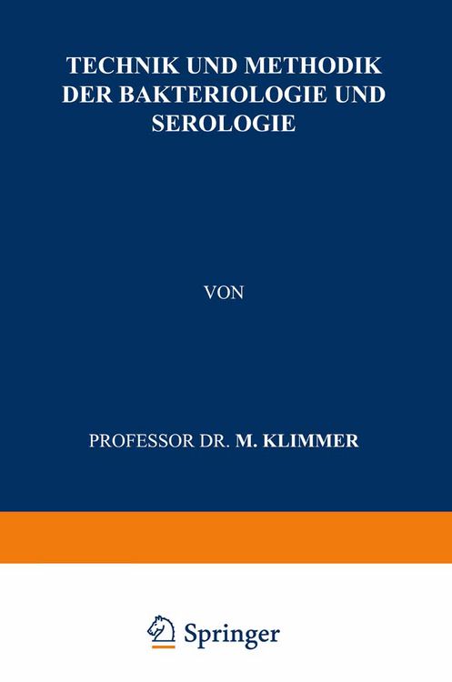 Produktbild: Technik und Methodik der Bakteriologie und Serologie