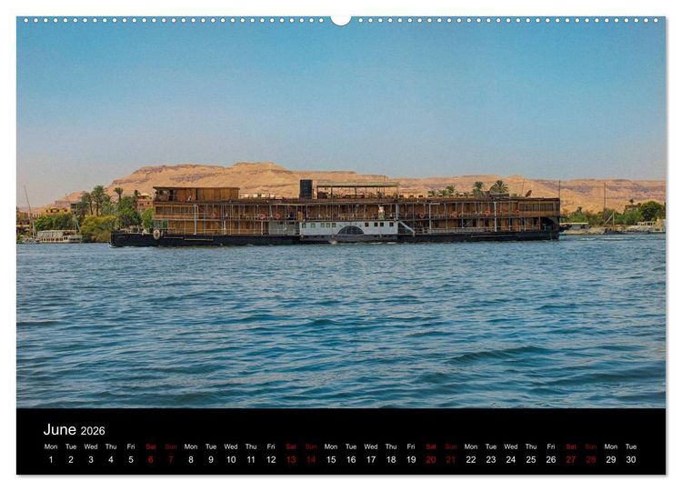 Produktbild: On the trail of the ancient Egypt (High Quality Premium Wall Calendar 2026 DIN A2 landscape),CALVENDO 12 Month Wall Calendar