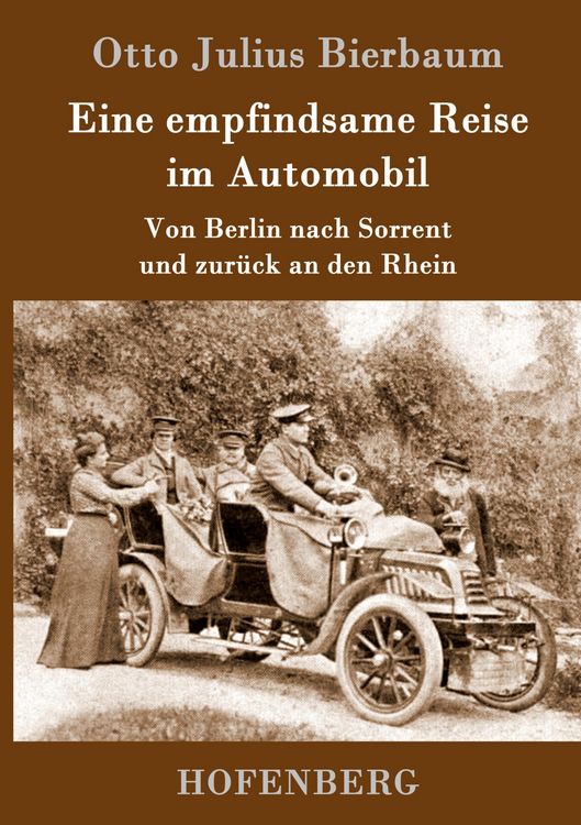 Produktbild: Eine empfindsame Reise im Automobil