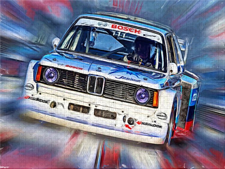 Produktbild: CALVENDO Puzzle BMW 320 im Motorsport | 1000 Teile Lege-Gr&ouml;&szlig;e 64x48cm Foto-Puzzle f&uuml;r gl&uuml;ckliche Stunden