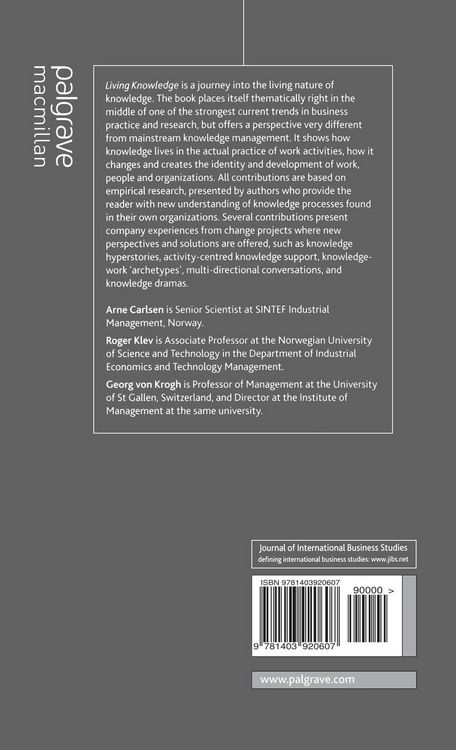 Produktbild: Living Knowledge