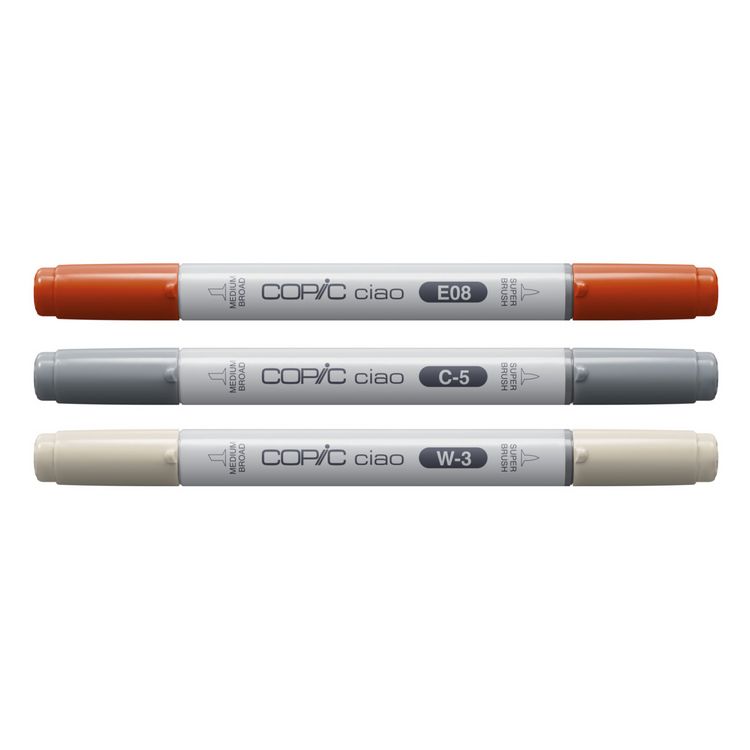 Produktbild: Copic Marker Set Ciao LAYER&MIX Architect Palette 3 St&uuml;ck Faltschachtel