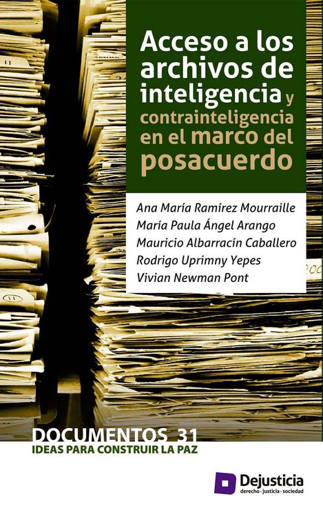 Produktbild: Acceso a los archivos de inteligencia y contrainteligencia en el marco del posacuerdo