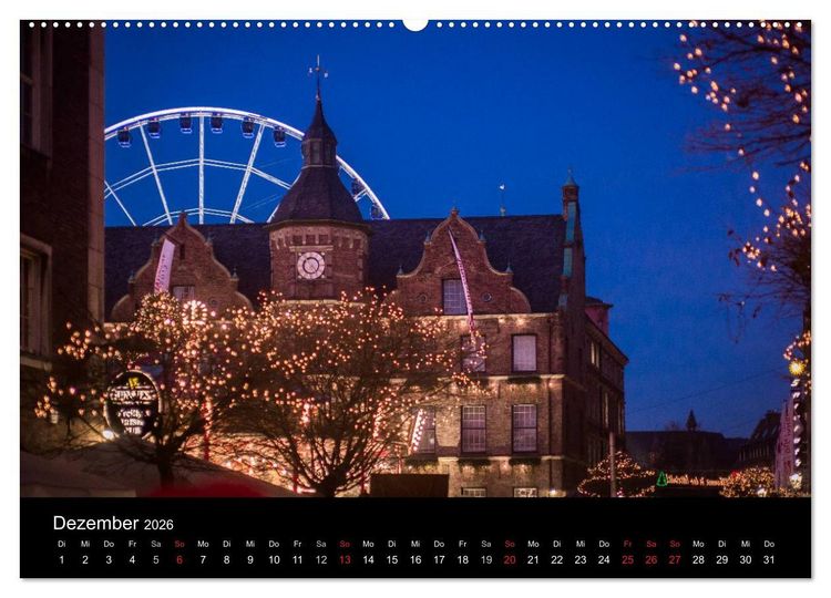 Produktbild: D&uuml;sseldorf - Impressionen (Wandkalender 2026 DIN A2 quer), CALVENDO Monatskalender