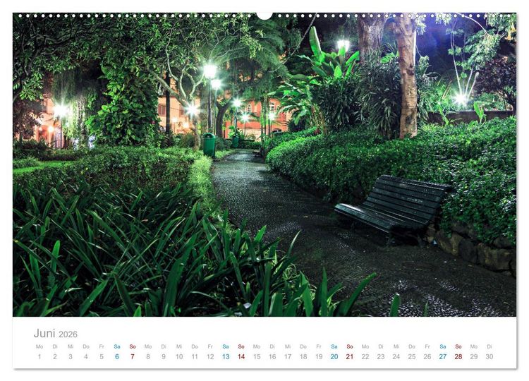 Produktbild: Funchal - Madeiras stolze Hauptstadt (Wandkalender 2026 DIN A2 quer), CALVENDO Monatskalender
