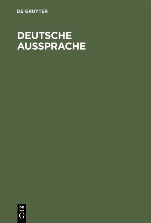 Produktbild: Deutsche Aussprache