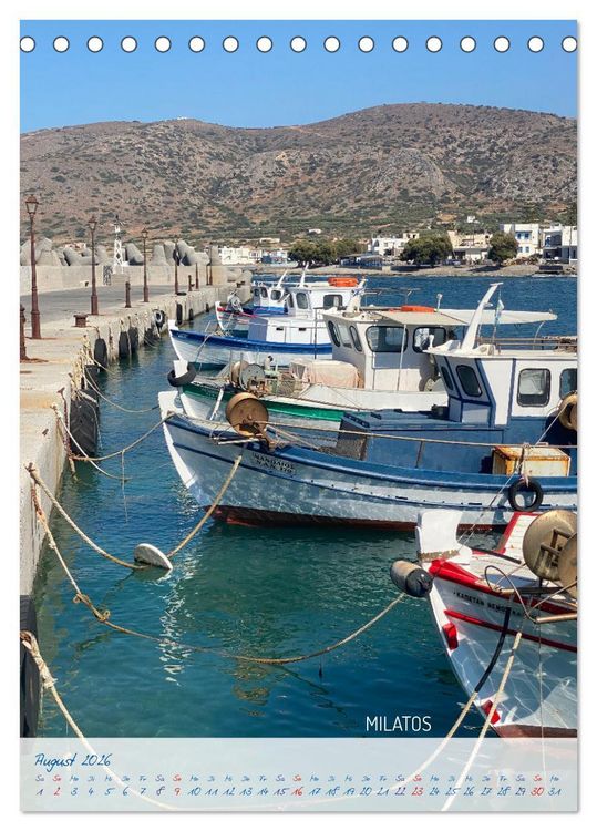 Produktbild: KRETA SONNENINSEL DER G&Ouml;TTER (Tischkalender 2026 DIN A5 hoch), CALVENDO Monatskalender