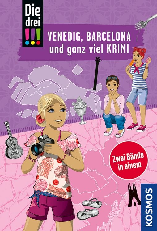 Produktbild: Die drei !!!, Venedig, Barcelona und ganz viel Krimi