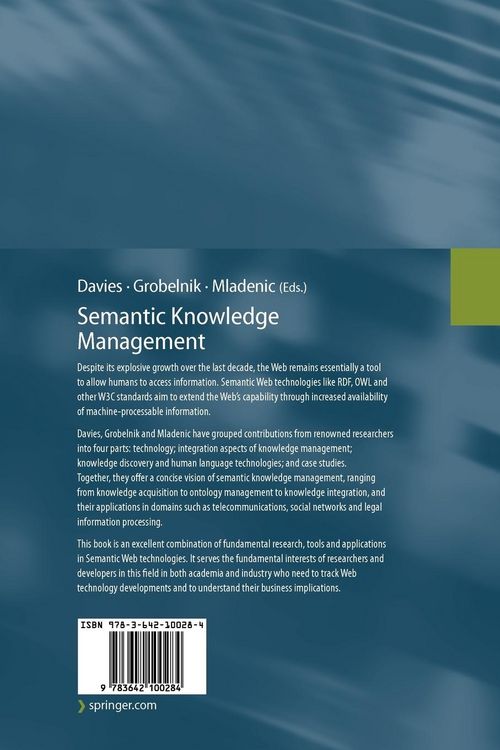 Produktbild: Semantic Knowledge Management