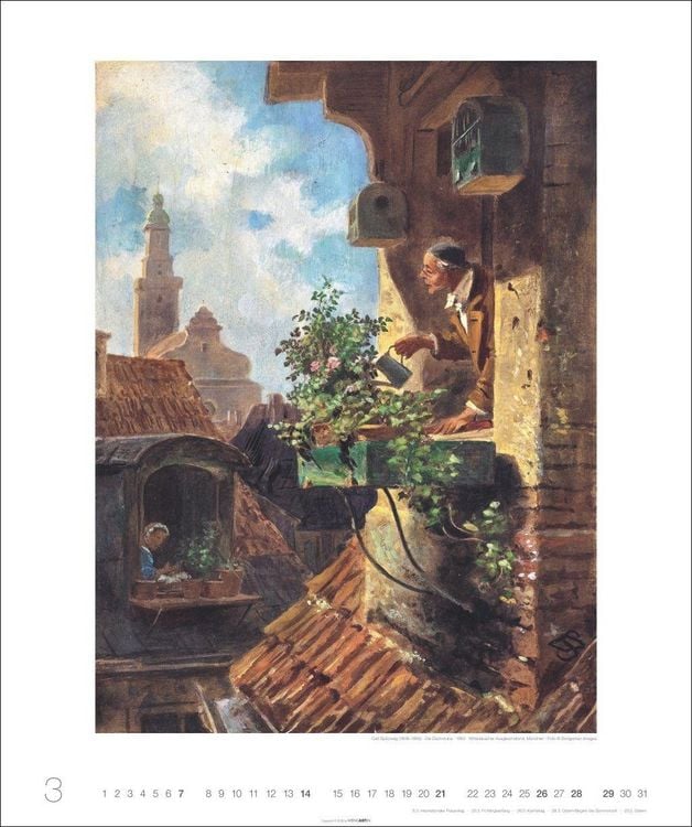 Produktbild: Carl Spitzweg Edition Kalender 2027