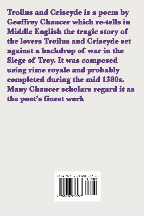 Produktbild: Troilus and Criseyde
