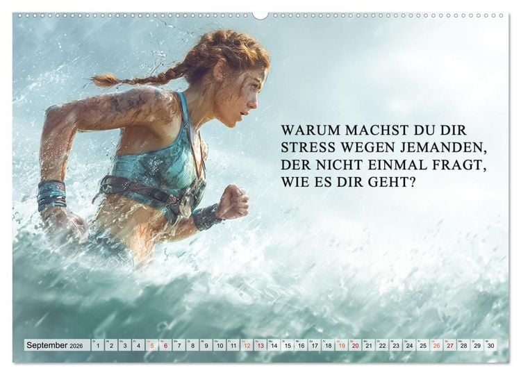 Produktbild: Weisheit und Motivation - Inspiration voller Sinn und St&auml;rke (hochwertiger Premium Wandkalender 2026 DIN A2 quer), Kunstdruck in Hochglanz