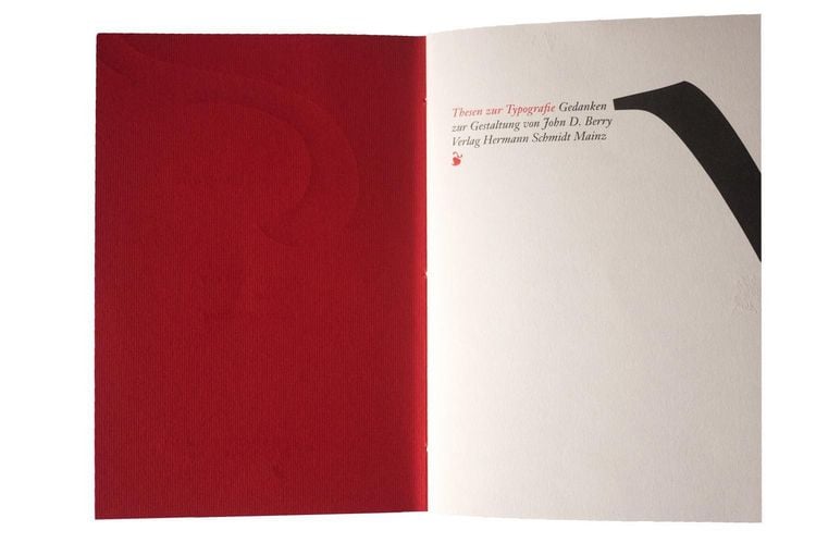 Produktbild: Thesen zur Typografie