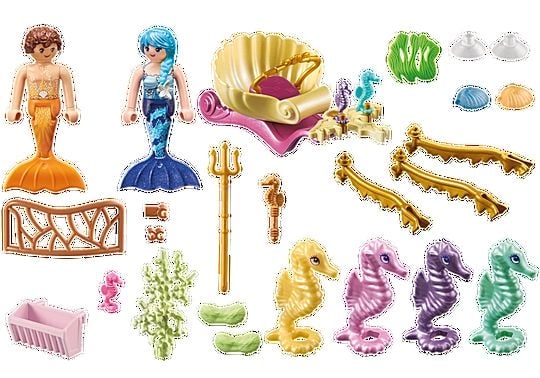 Produktbild: PLAYMOBIL 71500 Meerjungfrauen-Seepferdchenkutsche