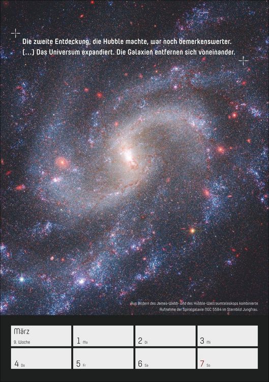 Produktbild: Stephen Hawking - Universum Wochenplaner 2027 - 53 faszinierende Bilder und Zitate