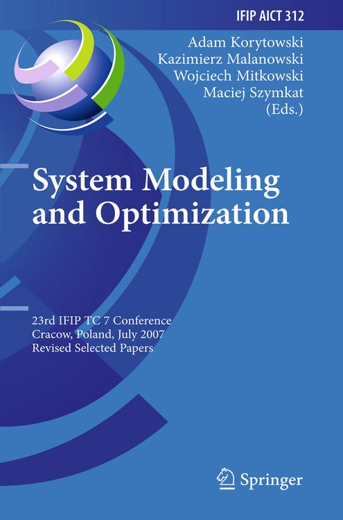 Produktbild: System Modeling and Optimization