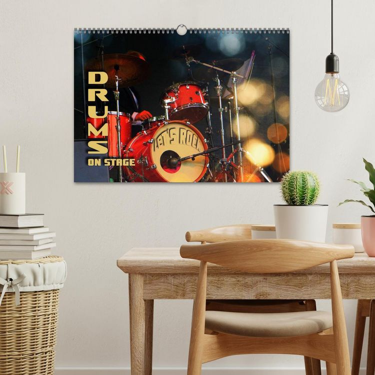 Produktbild: Drums On Stage - Let's Rock (Wall Calendar 2026 DIN A3 landscape), CALVENDO 12 Month Wall Calendar