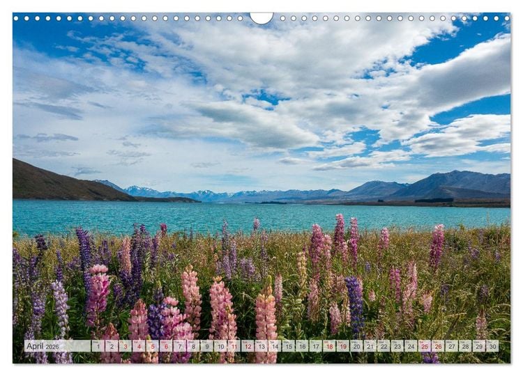 Produktbild: Breathtaking New Zealand (Wall Calendar 2026 DIN A3 landscape), CALVENDO 12 Month Wall Calendar