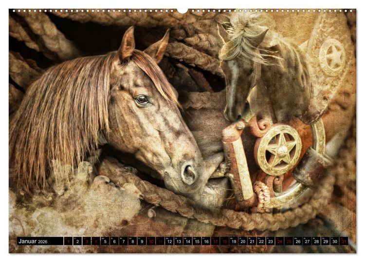 Produktbild: Magie Wilder Westen (Wandkalender 2026 DIN A2 quer), CALVENDO Monatskalender