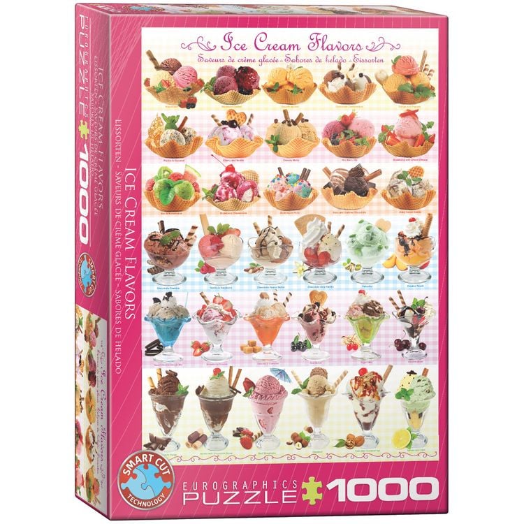 Produktbild: Puzzle 1000 Teile - Ice Cream Flavours