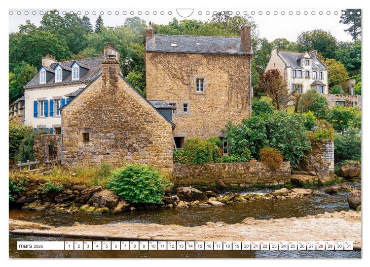 Produktbild: &Agrave; la d&eacute;couverte de la Bretagne - En Finist&egrave;re Sud (Calendrier mural 2026 DIN A3 vertical), CALVENDO calendrier mensuel