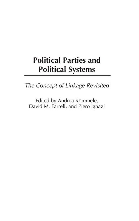 Produktbild: Political Parties and Political Systems