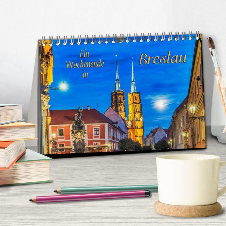 Produktbild: Ein Wochenende in Breslau (Tischkalender 2026 DIN A5 quer), CALVENDO Monatskalender