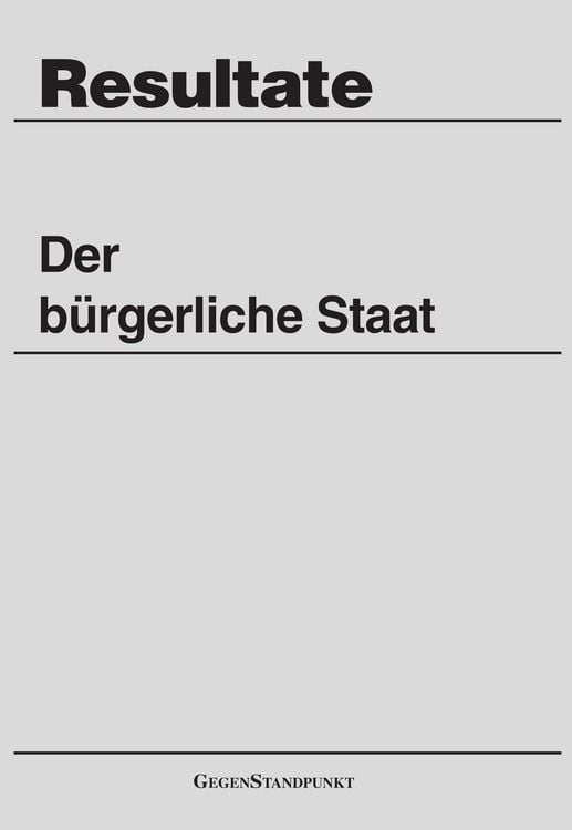 Produktbild: Der b&uuml;rgerliche Staat