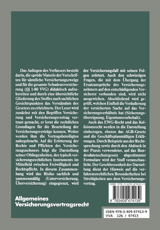 Produktbild: Schriftenreihe &bdquo;Die Versicherung&ldquo;