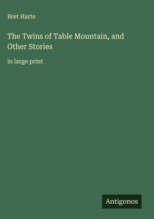 Produktbild: The Twins of Table Mountain, and Other Stories