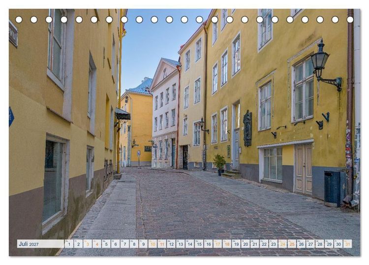 Produktbild: Nordischer Glanz &ndash; Tallinn - Riga - Vilnius (Tischkalender 2027 DIN A5 quer), CALVENDO Monatskalender