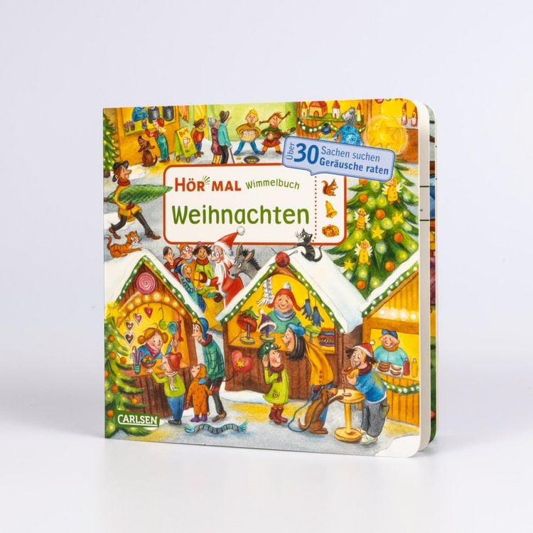 Produktbild: H&ouml;r mal (Soundbuch): Wimmelbuch: Weihnachten