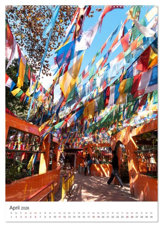 Produktbild: Indien - Das wundersch&ouml;ne Land in Asien. (hochwertiger Premium Wandkalender 2026 DIN A2 hoch), Kunstdruck in Hochglanz