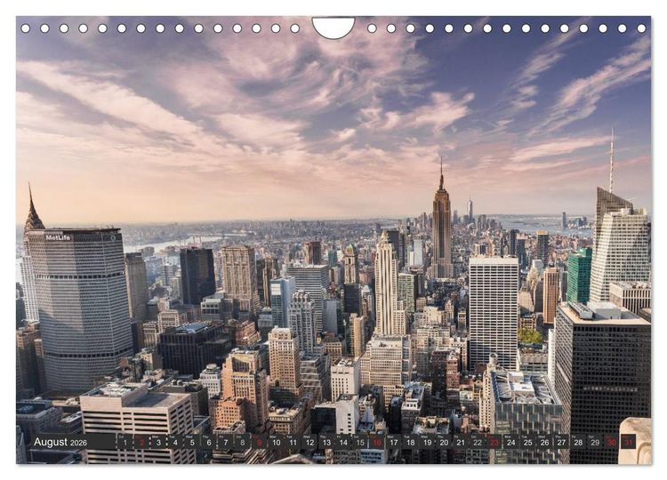Produktbild: New York City favorites / UK-Version (Wall Calendar 2026 DIN A4 landscape), CALVENDO 12 Month Wall Calendar