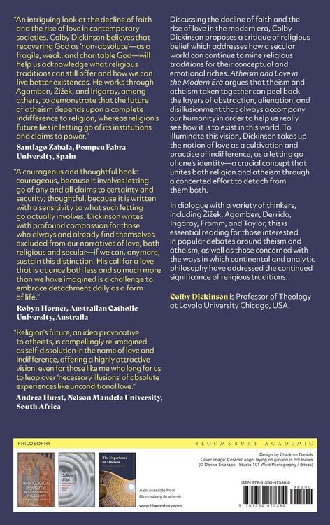 Produktbild: Atheism and Love in the Modern Era
