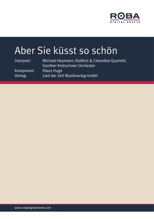 Produktbild: Aber Sie k&uuml;sst so sch&ouml;n