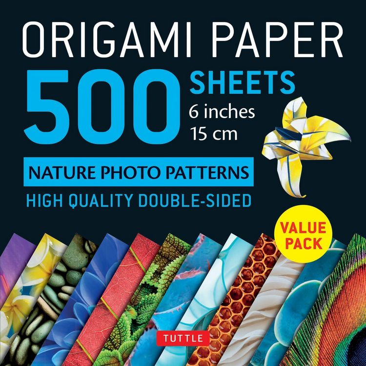 Produktbild: Origami Paper 500 Sheets Nature Photo Patterns 6 (15 CM)