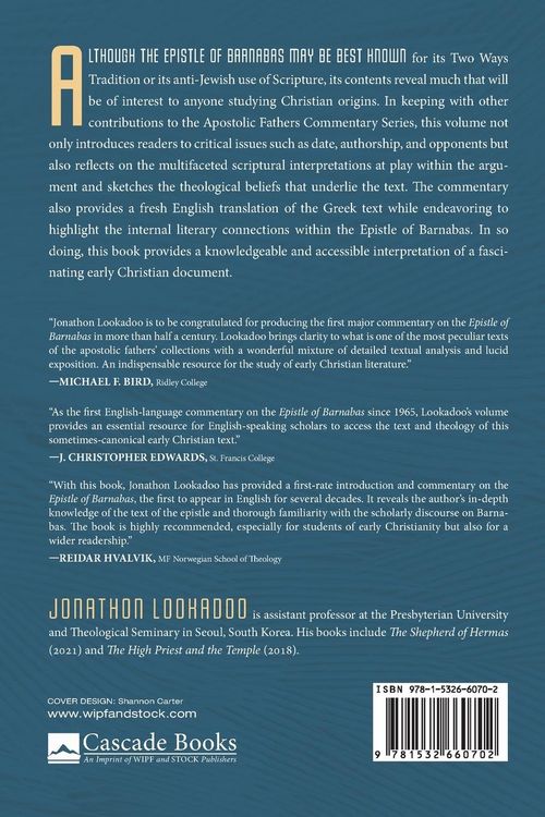 Produktbild: The Epistle of Barnabas