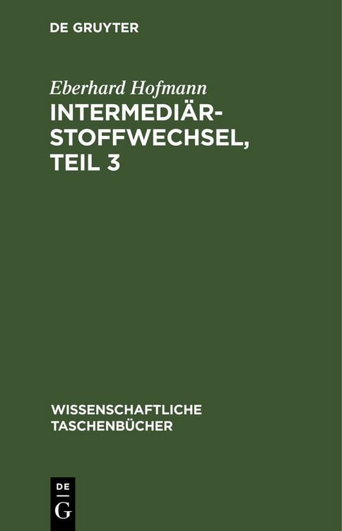 Produktbild: Intermedi&auml;rstoffwechsel, Teil 3