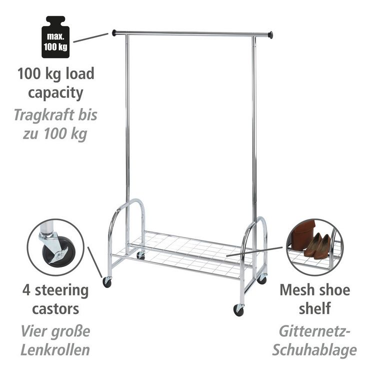 Produktbild: Kleiderst&auml;nder Mod. Profi, rollbar