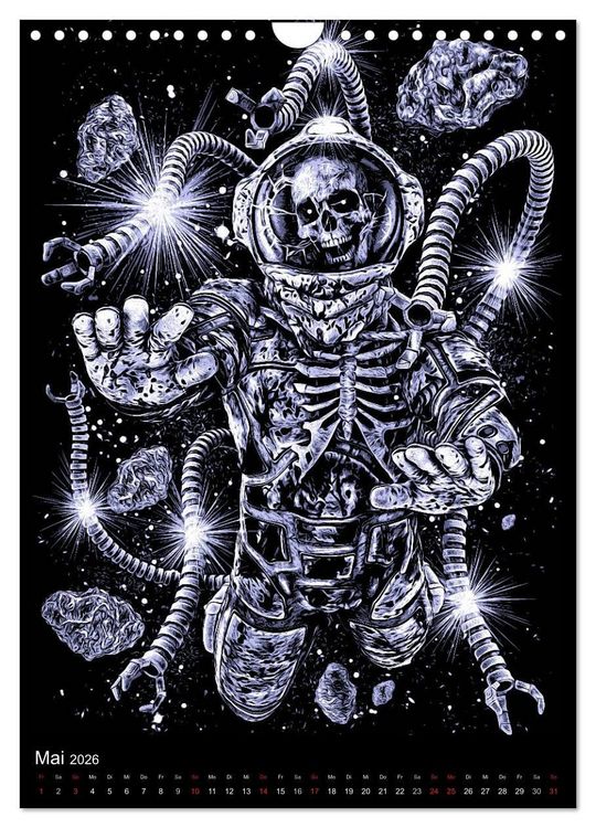 Produktbild: BLOODBOY/DARK ILLUSTRATION (Wandkalender 2026 DIN A4 hoch), CALVENDO Monatskalender