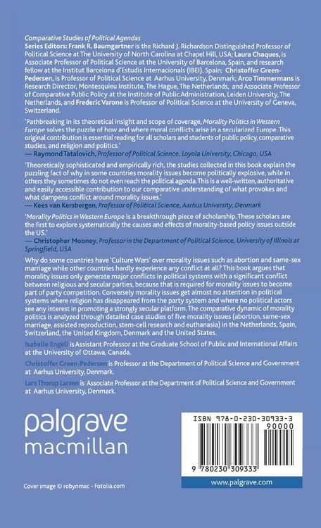 Produktbild: Morality Politics in Western Europe